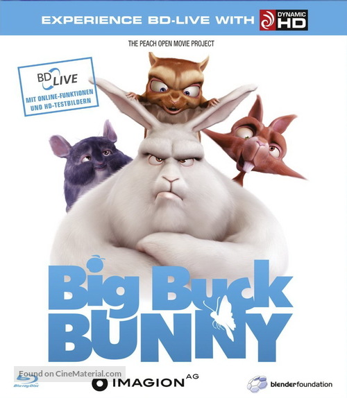 Big Buck Bunny - German Blu-Ray movie cover