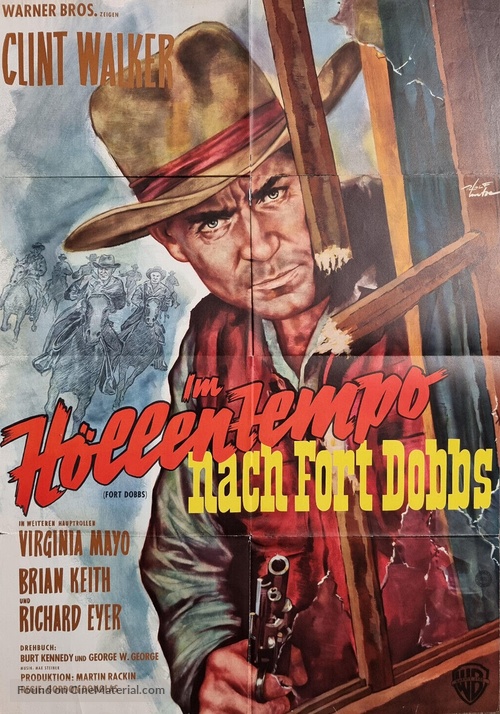 Fort Dobbs - German Movie Poster