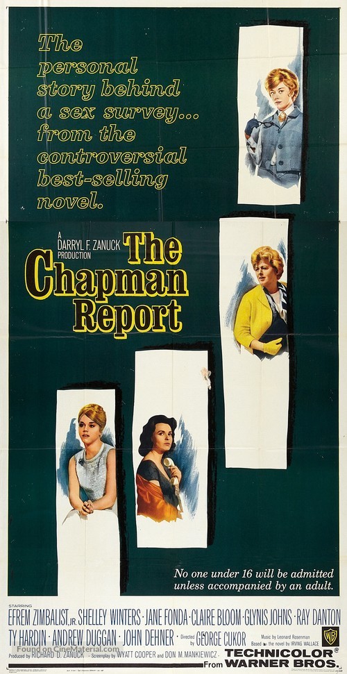 The Chapman Report - Theatrical movie poster