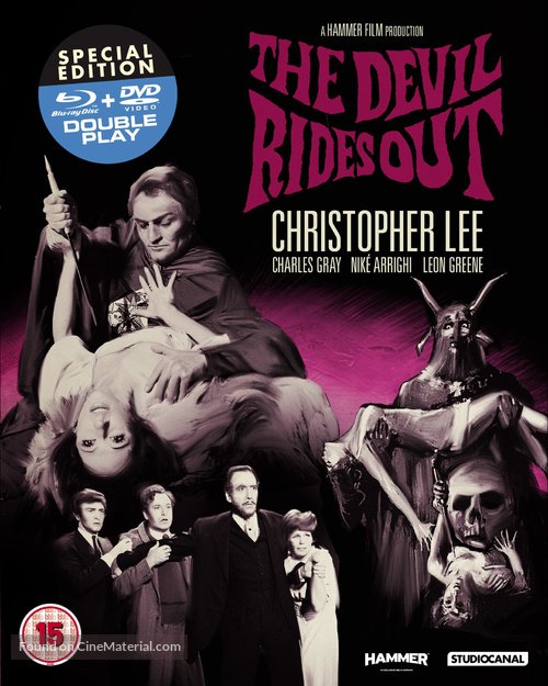 The Devil Rides Out - British Blu-Ray movie cover