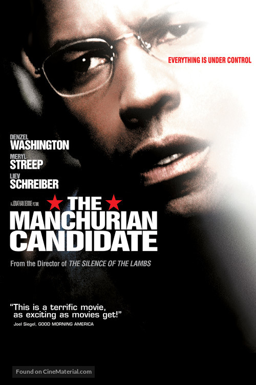 The Manchurian Candidate - DVD movie cover