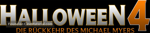 Halloween 4: The Return of Michael Myers - German Logo