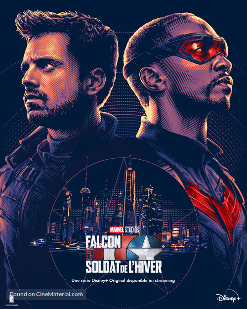 &quot;The Falcon and the Winter Soldier&quot; - French Movie Poster