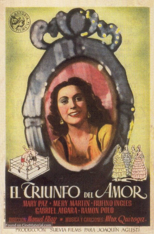 El triunfo del amor - Spanish Movie Poster