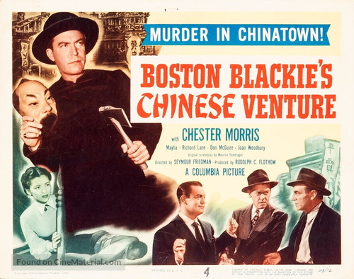 Boston Blackie&#039;s Chinese Venture - Movie Poster