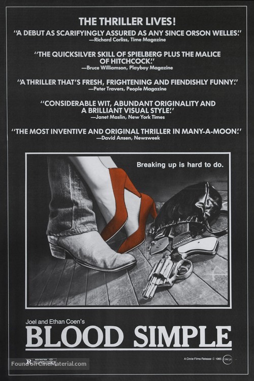 Blood Simple - Movie Poster