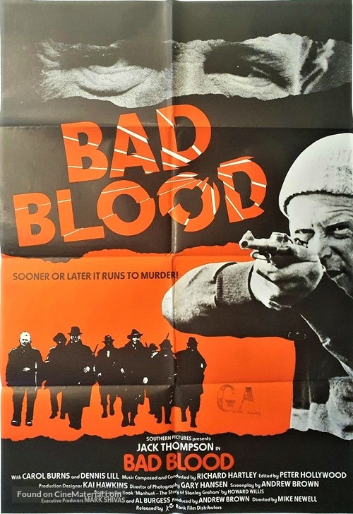 Bad Blood - New Zealand Movie Poster