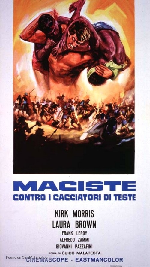 Maciste contro i cacciatori di teste - Italian Movie Poster