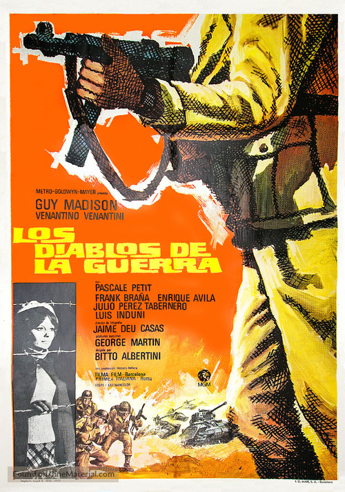 I diavoli della guerra - Spanish Movie Poster