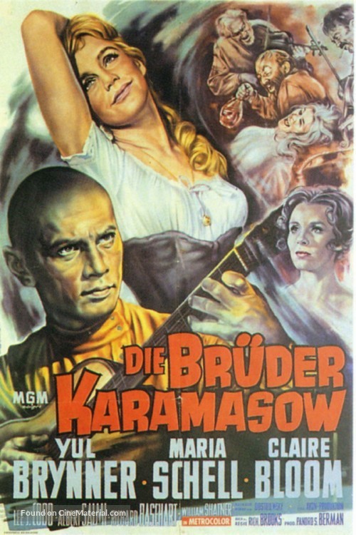 The Brothers Karamazov - German Movie Poster