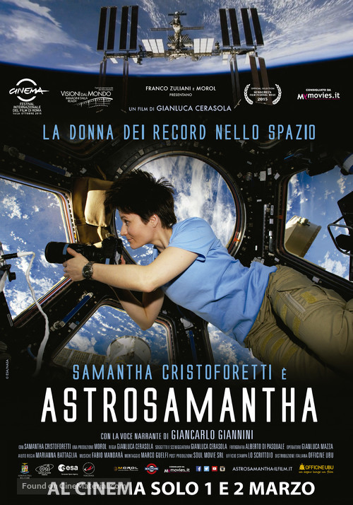 Astrosamantha, the Space Record Woman - Italian Movie Poster