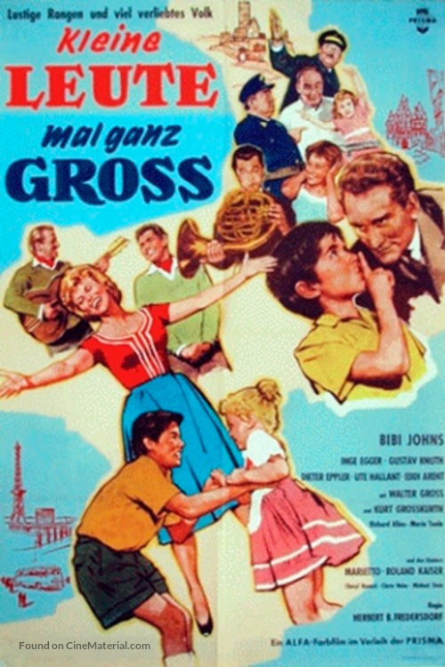 Kleine Leute mal ganz gro&szlig; - German Movie Poster