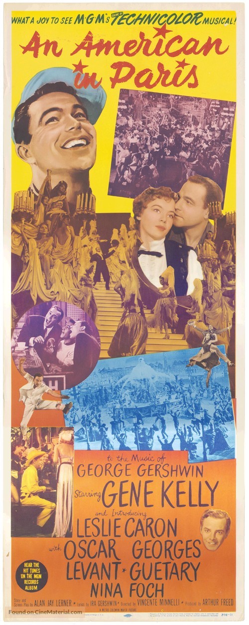 An American in Paris - Movie Poster