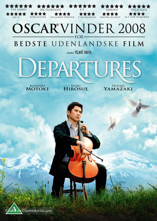 Okuribito - Danish Movie Cover