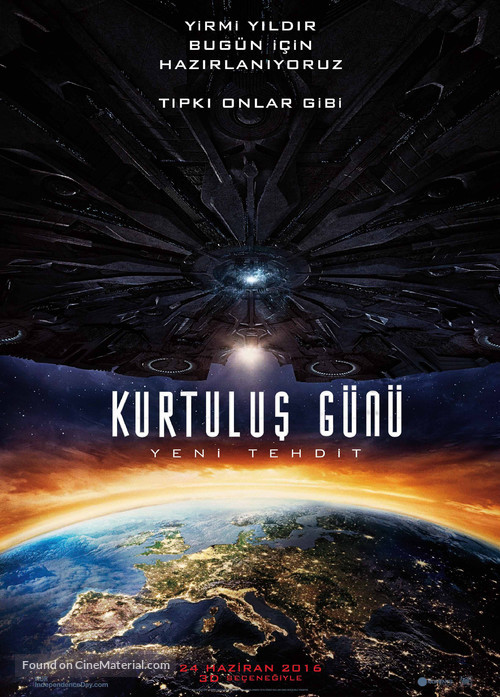 Independence Day: Resurgence - Turkish Movie Poster