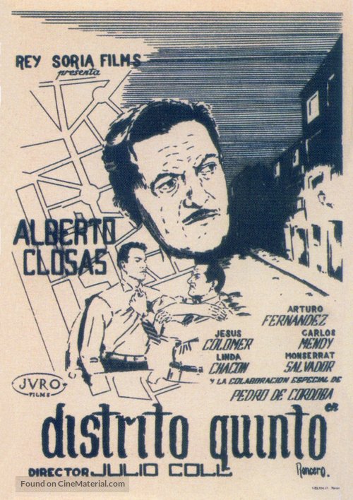 Distrito quinto - Spanish Movie Poster