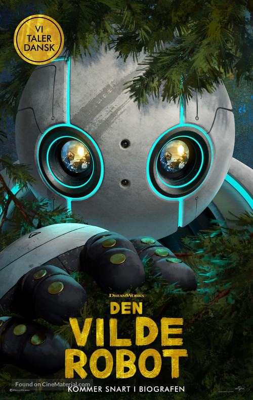 The Wild Robot - Danish Movie Poster