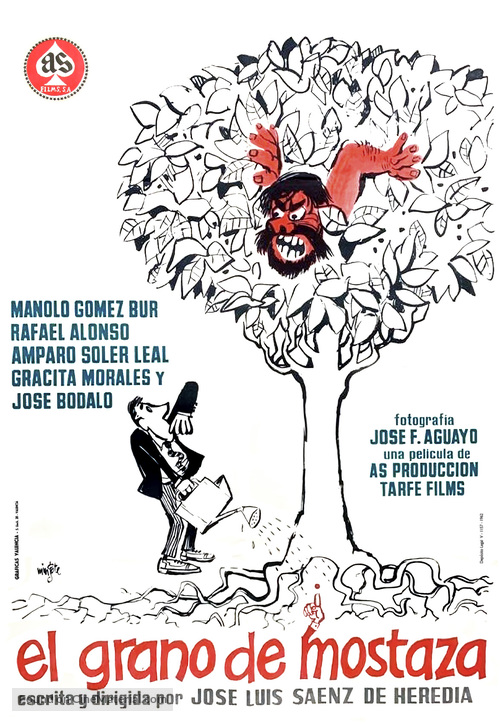 El grano de mostaza - Spanish Movie Poster