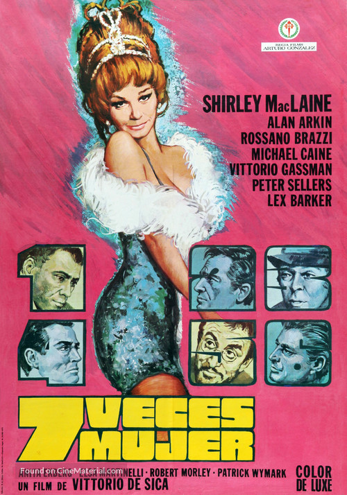 Woman Times Seven - Spanish Movie Poster