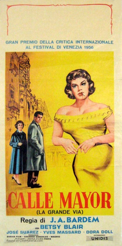 Calle Mayor - Italian Movie Poster
