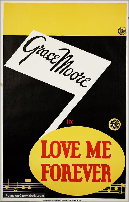 Love Me Forever - Dutch Movie Poster