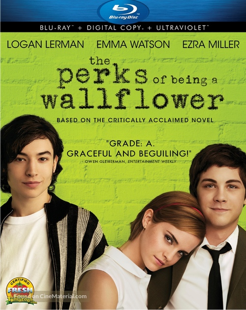 The Perks of Being a Wallflower - Blu-Ray movie cover