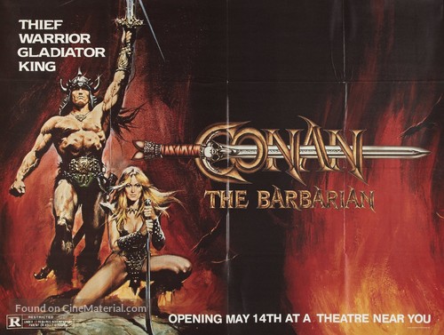 Conan The Barbarian - Advance movie poster