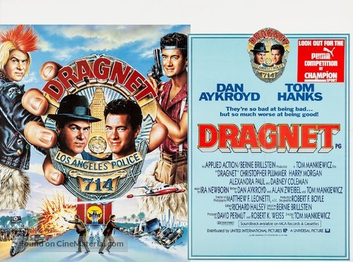 Dragnet - British Movie Poster