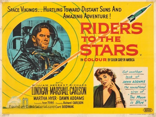 Riders to the Stars - British Movie Poster