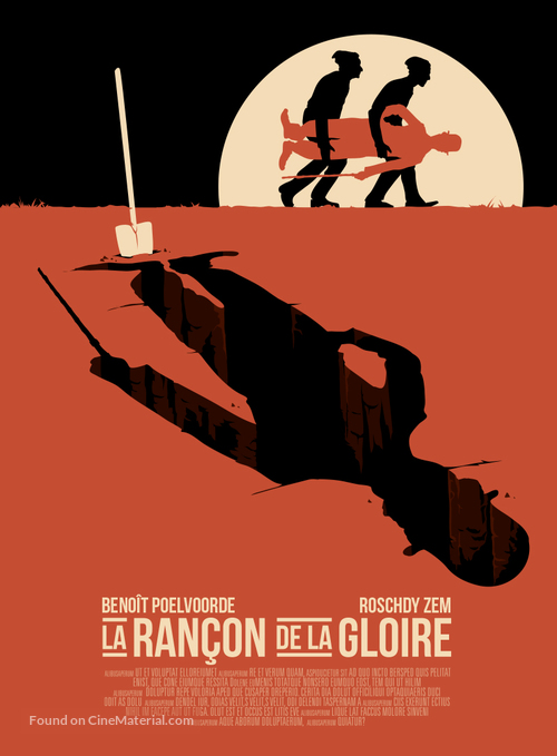 La ran&ccedil;on de la gloire - French poster