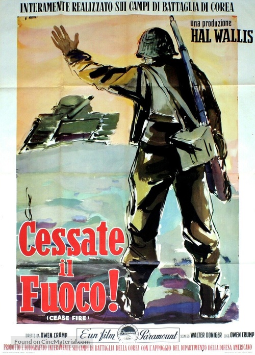 Cease Fire! - Italian Movie Poster