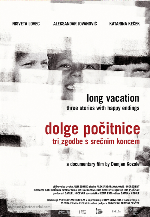 Dolge pocitnice - Slovenian Movie Poster