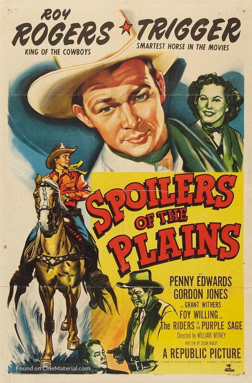 Spoilers of the Plains - Movie Poster