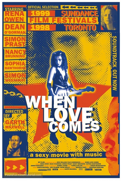 When Love Comes - New Zealand Movie Poster
