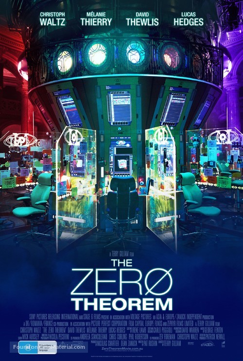 The Zero Theorem - Australian Movie Poster