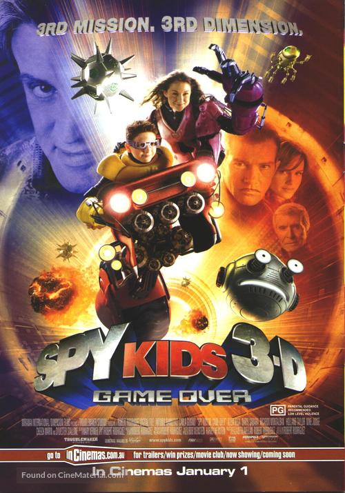 SPY KIDS 3-D : GAME OVER - Australian Movie Poster