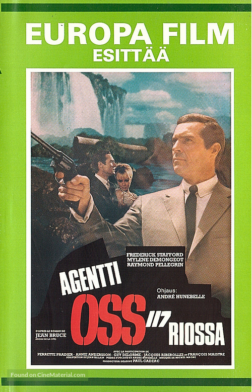 Furia &agrave; Bahia pour OSS 117 - Finnish VHS movie cover