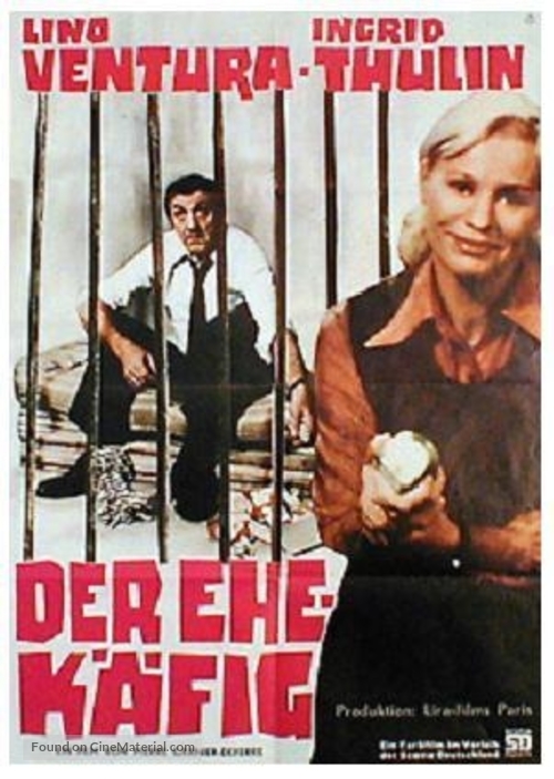 La cage - German Movie Poster