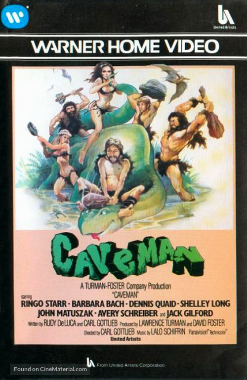 Caveman - VHS movie cover