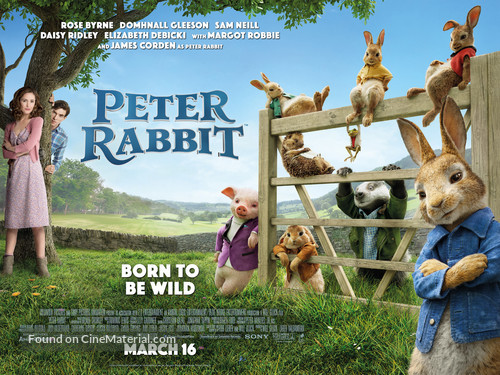 Peter Rabbit - British Movie Poster
