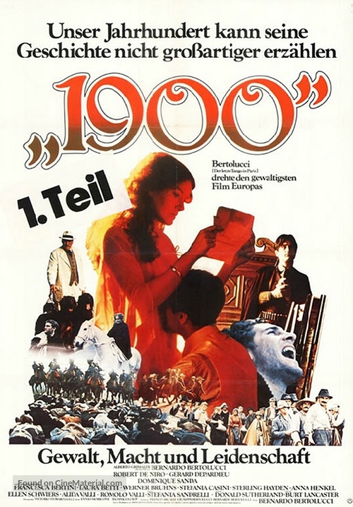 Novecento - German Movie Poster