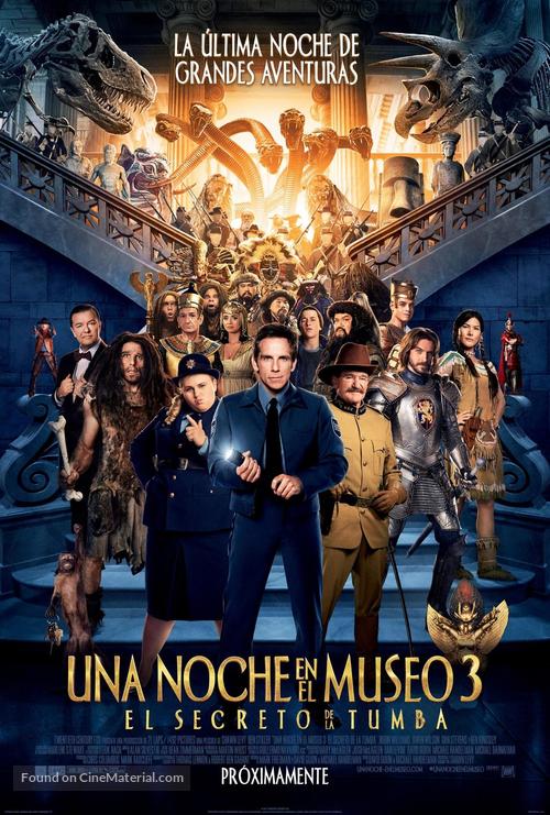 Night at the Museum: Secret of the Tomb - Mexican Movie Poster