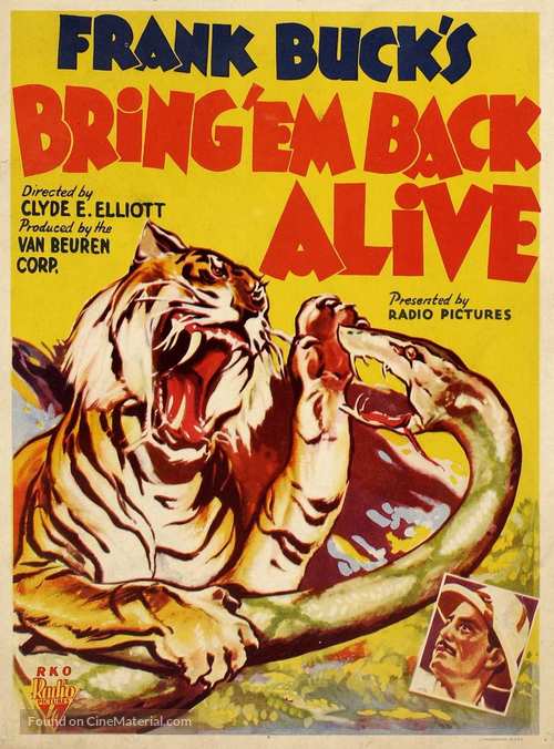 Bring &#039;Em Back Alive - Movie Poster