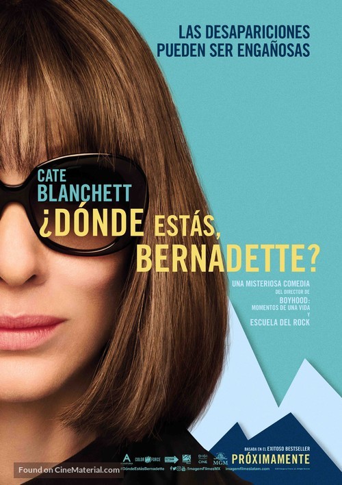 Where&#039;d You Go, Bernadette - Argentinian Movie Poster