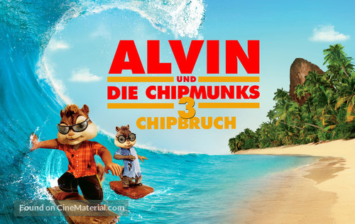 Alvin and the Chipmunks: Chipwrecked - German Movie Poster