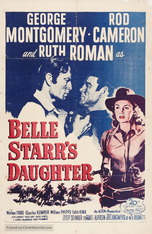 Belle Starr&#039;s Daughter - Re-release movie poster