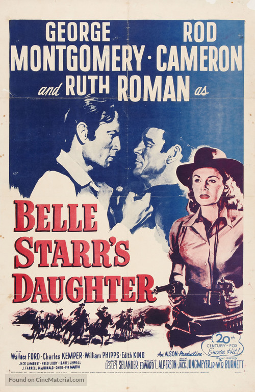 Belle Starr&#039;s Daughter - Re-release movie poster