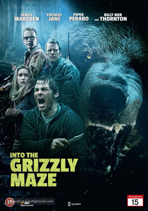 Into the Grizzly Maze - Danish DVD movie cover