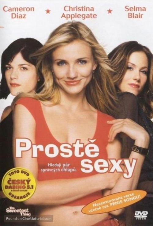 The Sweetest Thing - Czech DVD movie cover