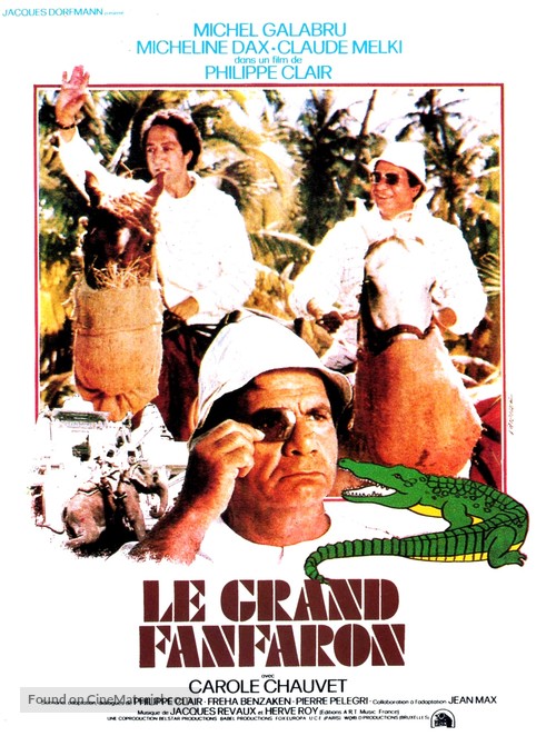 Le grand fanfaron - French Movie Poster